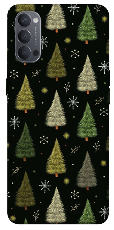 Чехол на Oppo Reno 4 Новогодний v42 фото 1 из 1