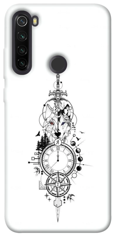 Чехол на Xiaomi Redmi Note 8T Tattoo ver.8 фото 1 из 1