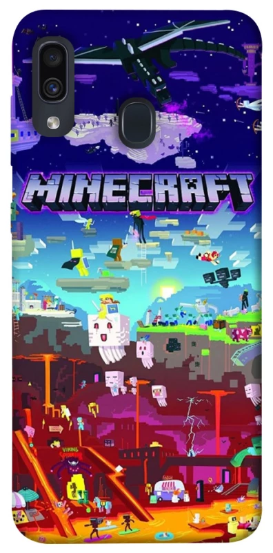 Чохол на Samsung Galaxy A20 / A30 Minecraft world фото 1 з 1