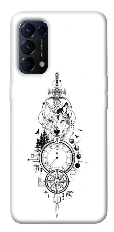Чехол на Oppo Reno 5 4G Tattoo ver.8 фото 1 из 1