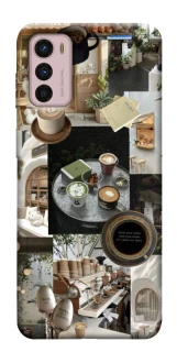 Чехол на Motorola Moto G42 Coffee collage ver.4 фото 1 из 1