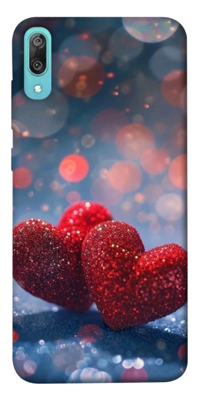 Чохол на Huawei Y6 Pro (2019) Red hearts фото 1 з 1