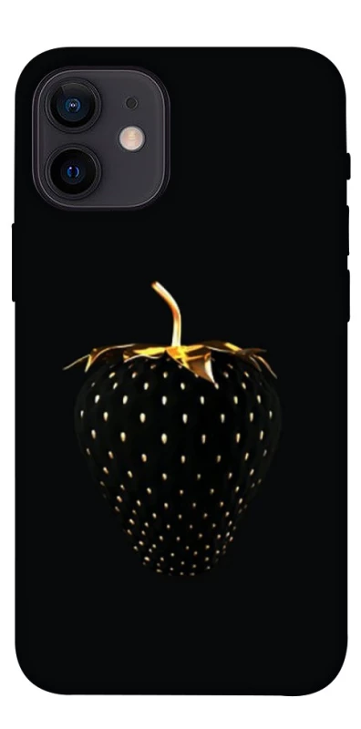 Чохол на Apple iPhone 12 mini (5.4") Чорна полуниця фото 1 з 1