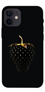 Чохол на Apple iPhone 12 mini (5.4") Чорна полуниця фото 1 з 1