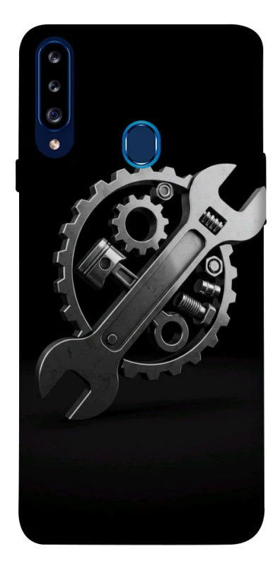 Чохол на Samsung Galaxy A20s Mechanic v2 фото 1 з 1