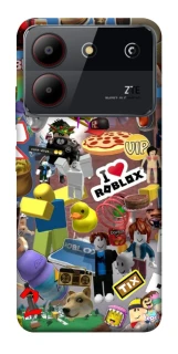Чехол на ZTE Blade A54 4G Roblox collage ver.5 фото 1 из 1