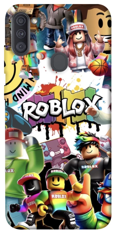 Чохол на Samsung Galaxy A11 Roblox Characters Collage фото 1 з 1