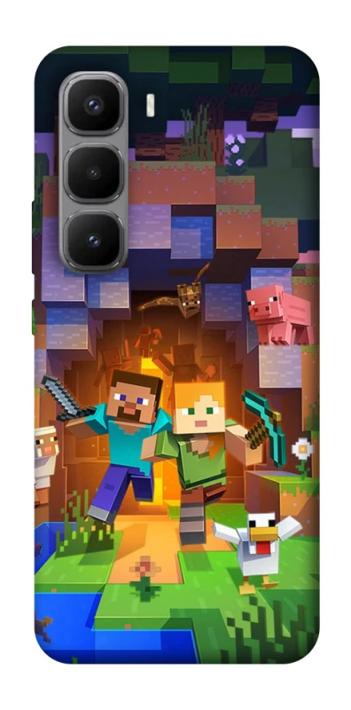 Чохол на Infinix Hot 60 Pro+ Minecraft game фото 1 з 1