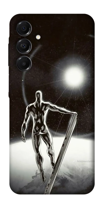 Чохол на Samsung Galaxy A17 4G/5G Срібний серфер фото 1 з 1