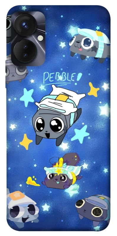 Чохол на TECNO Spark 9 Pro Pebble kitten stars фото 1 з 1