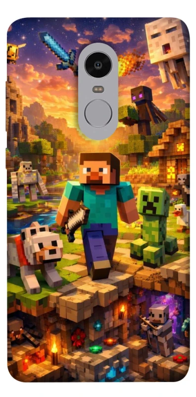 Чохол на Xiaomi Redmi Note 4X / Note 4 (Snapdragon) Minecraft v6 фото 1 з 1