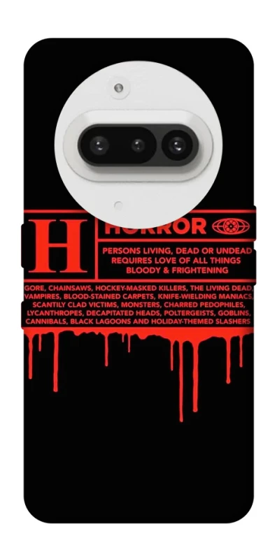 Чехол на Nothing Phone (3a) Horror Halloween фото 1 из 1