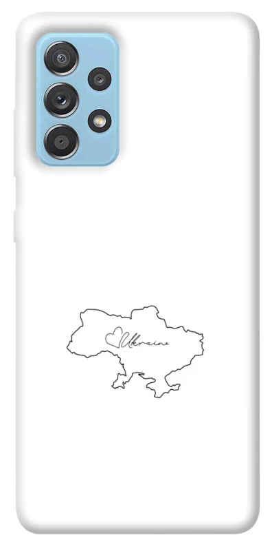 Чохол на Samsung Galaxy A52 4G / A52 5G Ukraine map фото 1 з 1