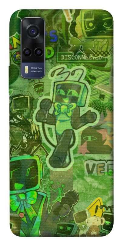 Чохол на Vivo Y53s Dandysworld tv green theme фото 1 з 1