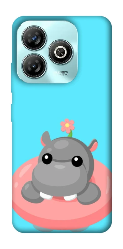 Чохол на ZTE Blade A75 4G Adopt Me Hippo Floatie фото 1 з 1