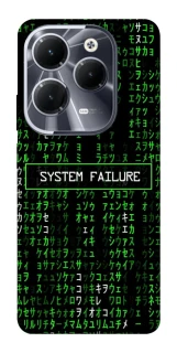 Чехол на Infinix Hot 40 Matrix system failure фото 1 из 1