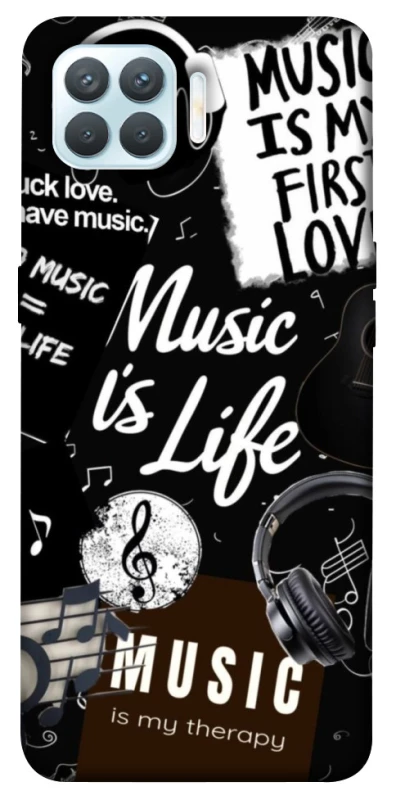 Чехол на Oppo F17 Pro Music is Life фото 1 из 1