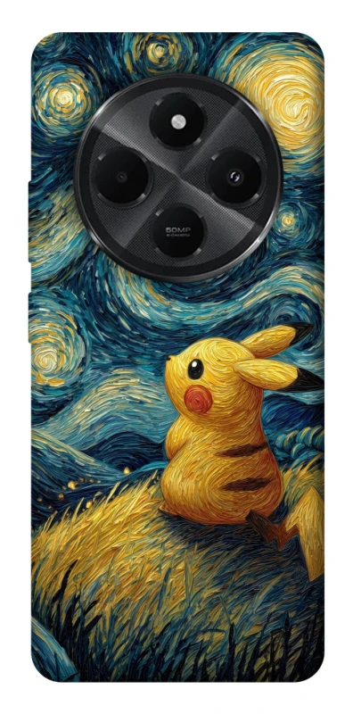 Чохол на Xiaomi Redmi A4 Pikachu and Van Gogh фото 1 з 1