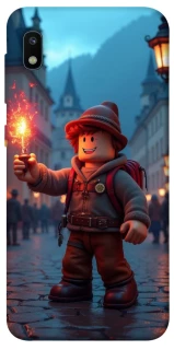 Чохол на Samsung Galaxy A10 (A105F) Roblox Fire Logo Blue Flames фото 1 з 1