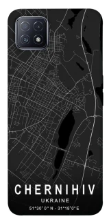 Чехол на Oppo A73 Chernihiv map фото 1 из 1