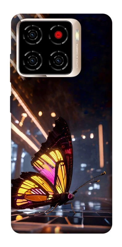 Чохол на ZTE Blade A56 Cyber butterfly фото 1 з 1