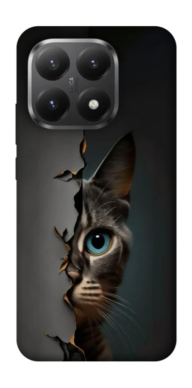 Чехол на Xiaomi 15T Кот-подглядыватель v2 фото 1 из 1
