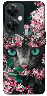 Чехол на OnePlus Nord CE 3 Lite Кот в цветах фото 1 из 1