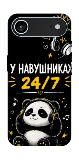 Чехол на Apple iPhone 17 Air (6.5") У навушниках 24/7 фото 1 из 1