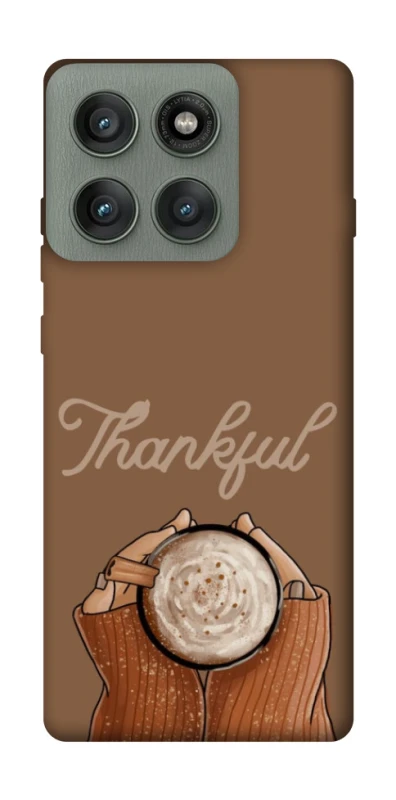 Чохол на Motorola Edge 60 Pro Thankful coffee фото 1 з 1