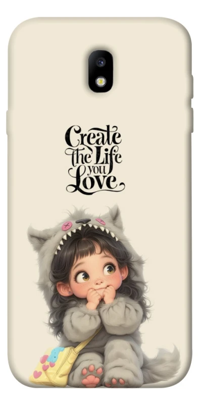 Чохол на Samsung J730 Galaxy J7 (2017) Create the life you love фото 1 з 1