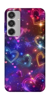 Чохол на Samsung Galaxy M35 Drawn hearts фото 1 з 1