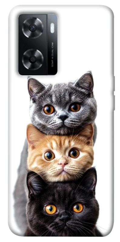 Чохол на Oppo A57s Гарні котики фото 1 з 1