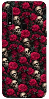 Чехол на Oppo A31 Черепа и розы фото 1 из 1