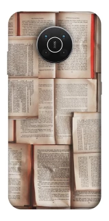 Чехол на Nokia X10 / X20 Книги фото 1 из 1