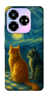 Чехол на ZTE Nubia V60 Cats under the stars фото 1 Чехол на ZTE Nubia V60 Cats under the stars фото 1 из 1