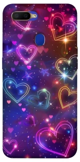 Чохол на Oppo A5s Drawn hearts фото 1 з 1
