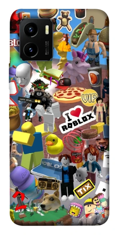 Чохол на Vivo Y15s Roblox collage ver.5 фото 1 з 1