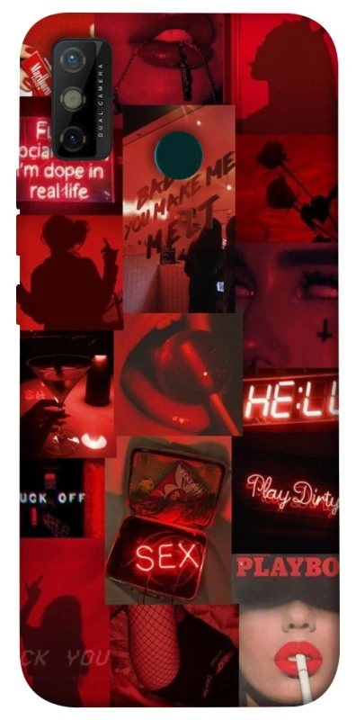 Чехол на TECNO Spark 6 Go Love collage ver.3 фото 1 из 1