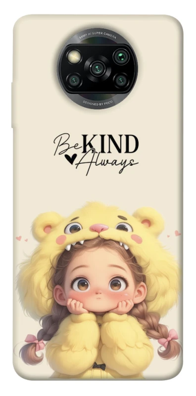 Чохол на Xiaomi Poco X3 NFC / Poco X3 Pro Be kind фото 1 з 1