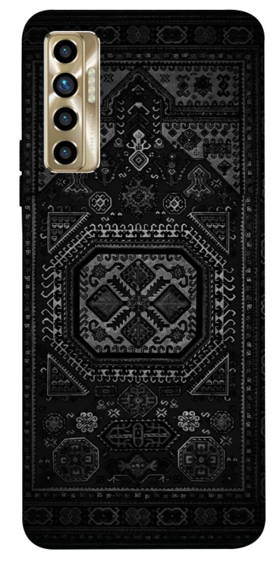 Чехол на TECNO Camon 17P Черный ковер фото 1 из 1