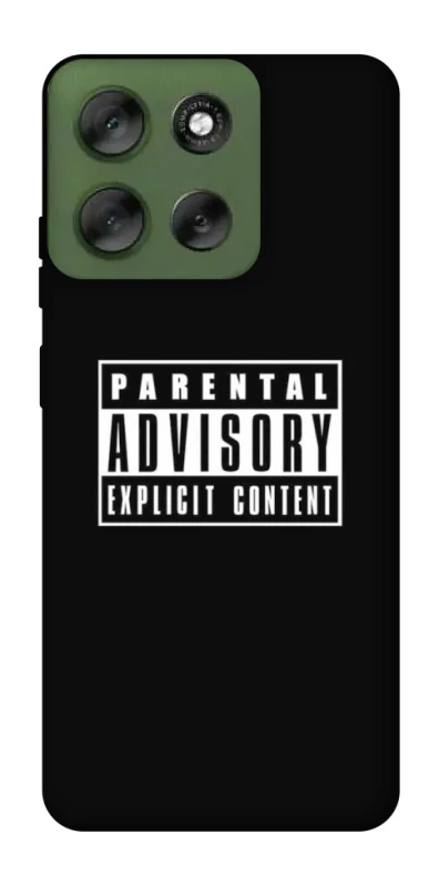 Чохол на Motorola Moto G56 5G Parental Advisory Label фото 1 Чохол на Motorola Moto G56 5G Parental Advisory Label фото 1 з 1