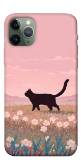 Чехол на Apple iPhone 11 Pro (5.8") cat on a field фото 1 из 1