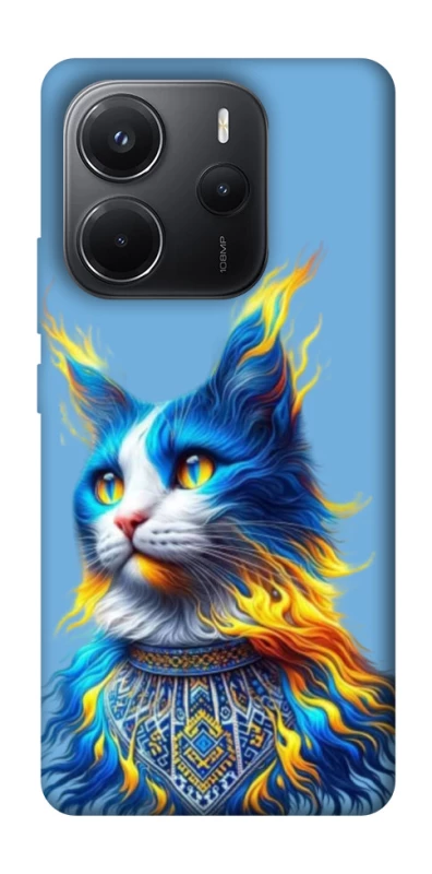 Чохол на Xiaomi Redmi Note 14 4G (Int. version) Кіт патріот фото 1 з 1