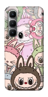 Чохол на Infinix Hot 60 Pro All Labubu 3 фото 1 з 1