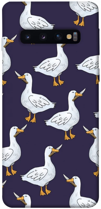 Чохол на Samsung Galaxy S10 Гуси з претензією фото 1 з 1