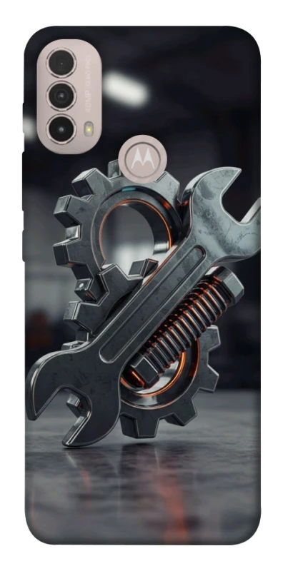 Чехол на Motorola Moto E40 Mechanic фото 1 из 1