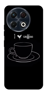 Чохол на TECNO Spark 30 Pro (KL7) Black coffee фото 1 з 1