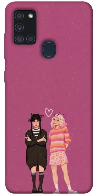 Чохол на Samsung Galaxy A21s Raven & Rainbow Wednesday фото 1 з 1