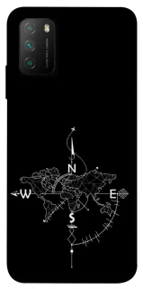 Чохол на Xiaomi Poco M3 Travel Map фото 1 з 1