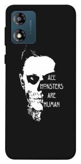 Чехол на Motorola Moto E13 All Monsters are Human фото 1 из 1